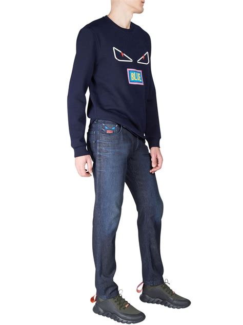 fendi monster and cat jeans|Fendi online shopping.